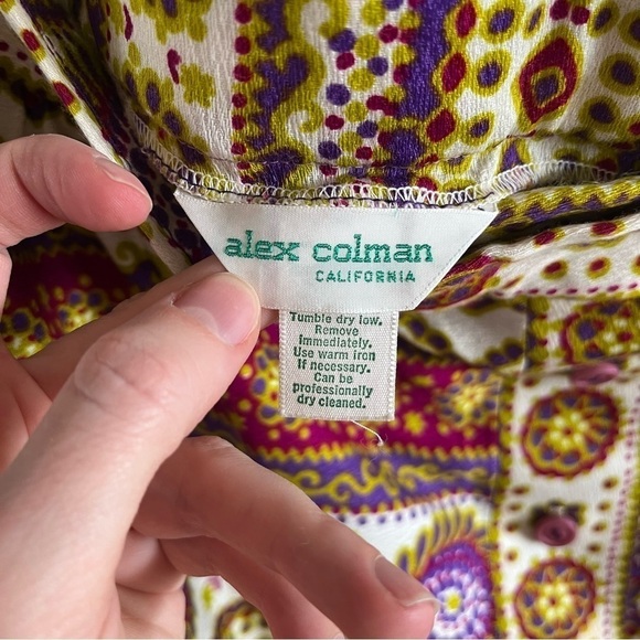 Alex Coleman Vintage 1970s Maxi Skirt - 18" D Waist - Picture 4 of 6